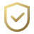 security gold icon